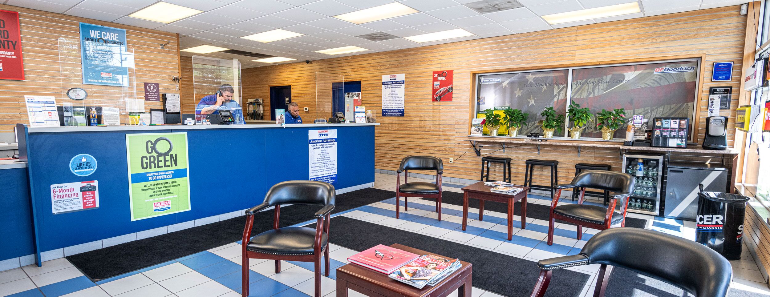 Interior of an American Tire Location